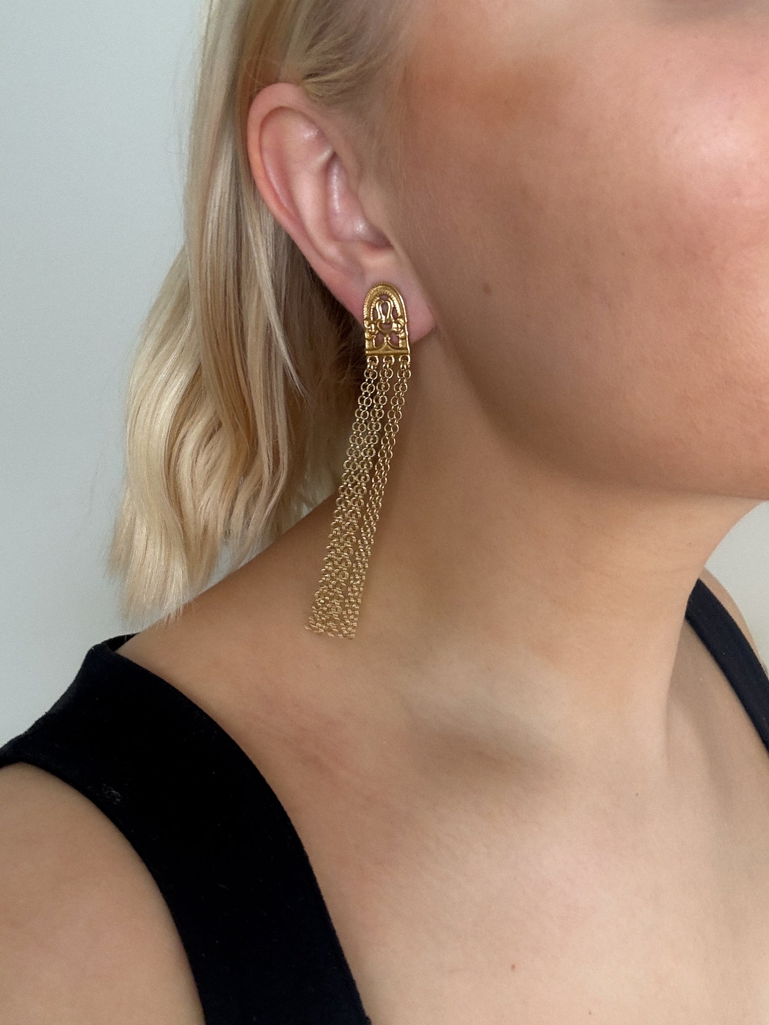 Birds of Paradise Earrings Bronze