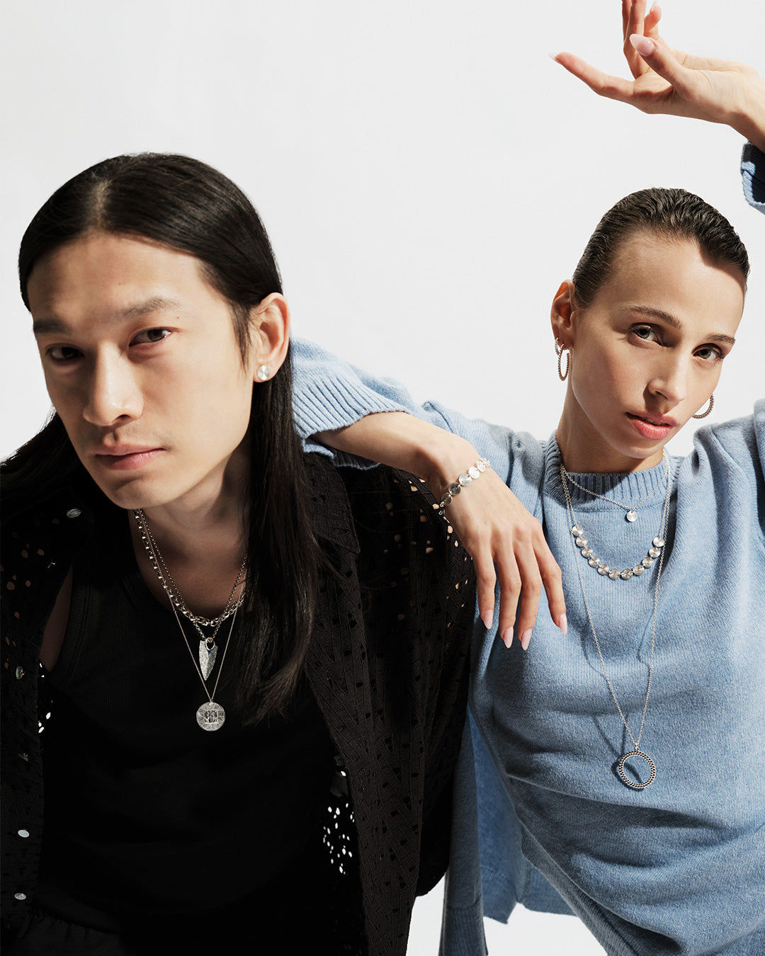 Vilho-kaulakoru hopea