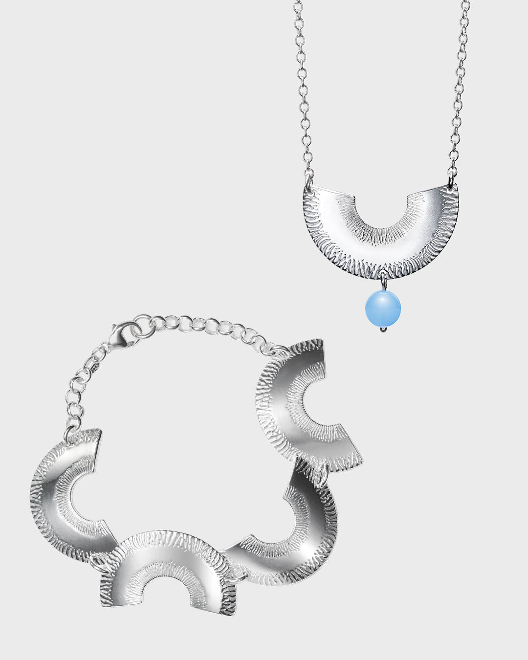 Arcs Bracelet and Necklace