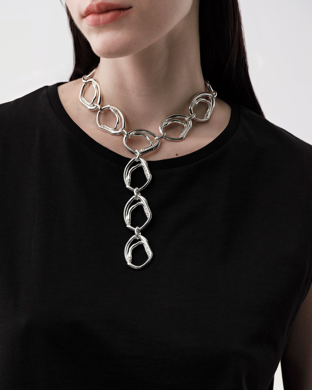 Männyt necklace extension piece silver