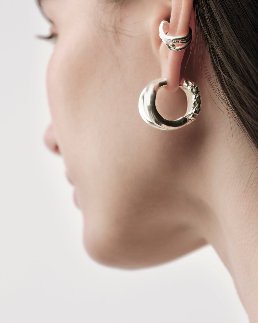 Männyt ear cuff silver