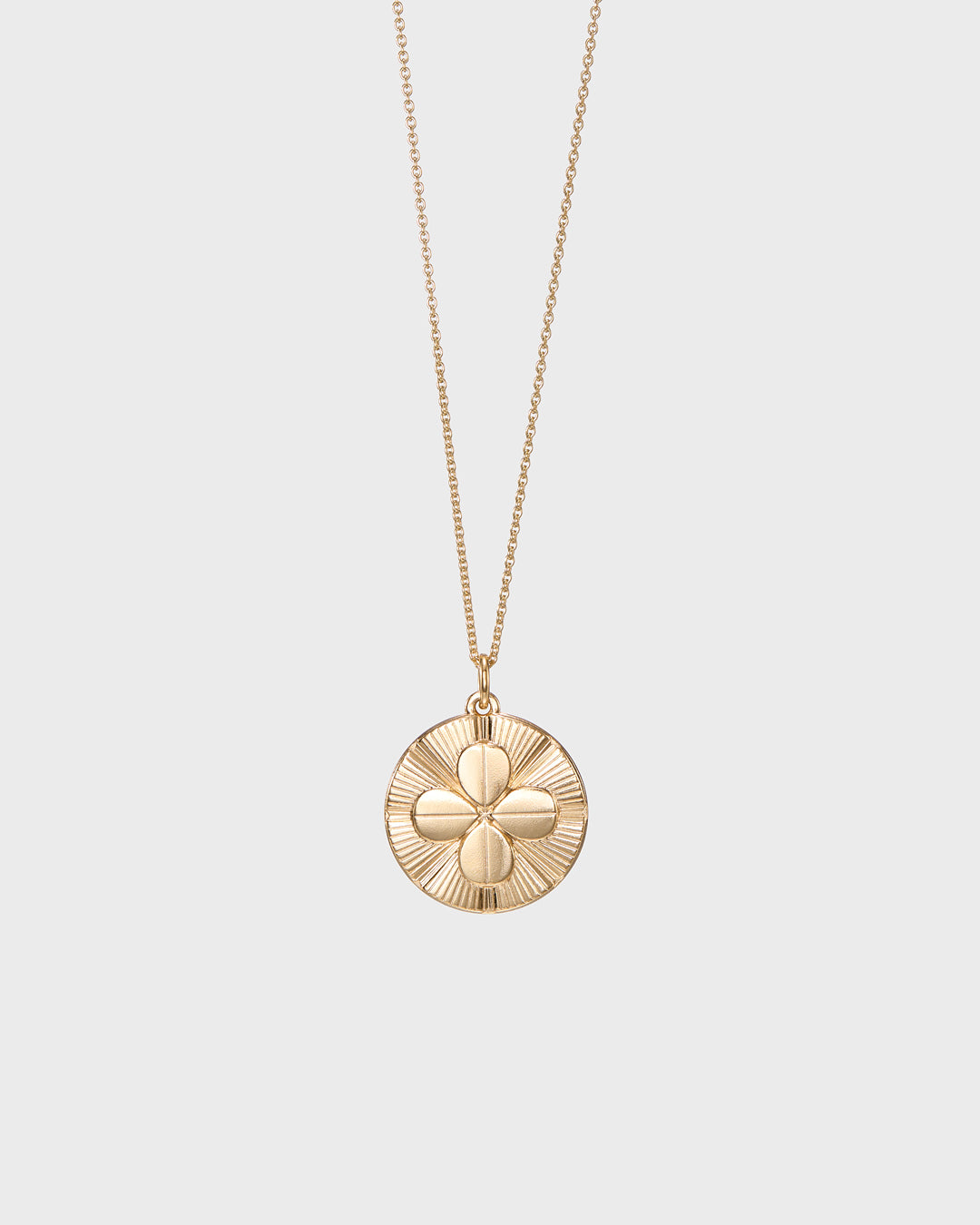Amulet pendant Four-leaf Clover bronze