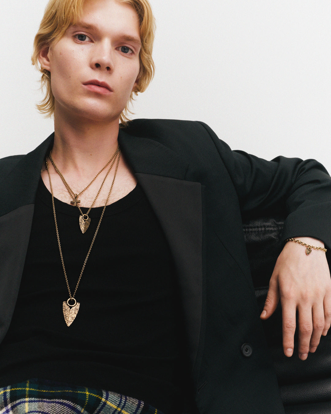 Live Hard Live Your Dream heart pendant, bronze