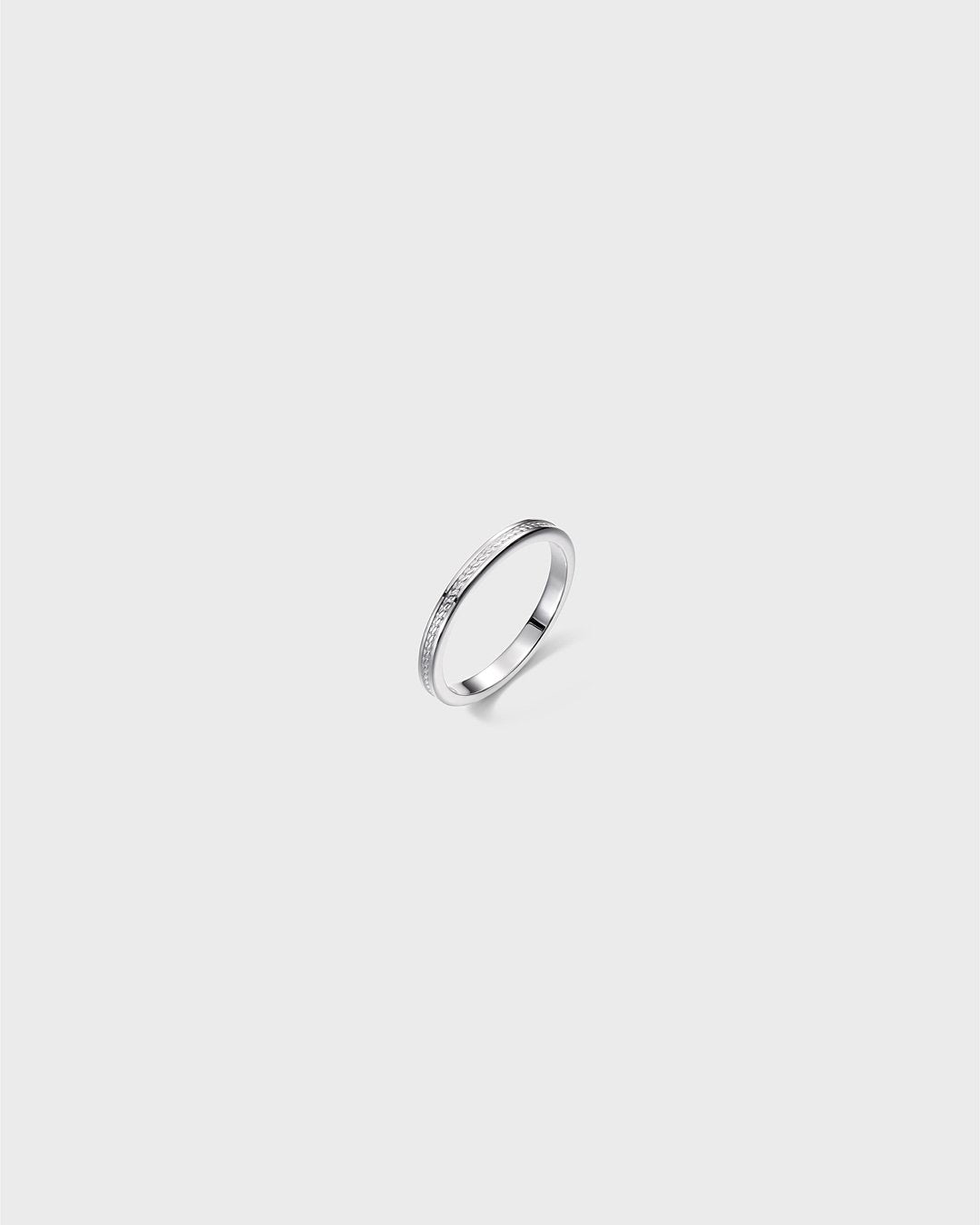 Heritage Ring Narrow white gold