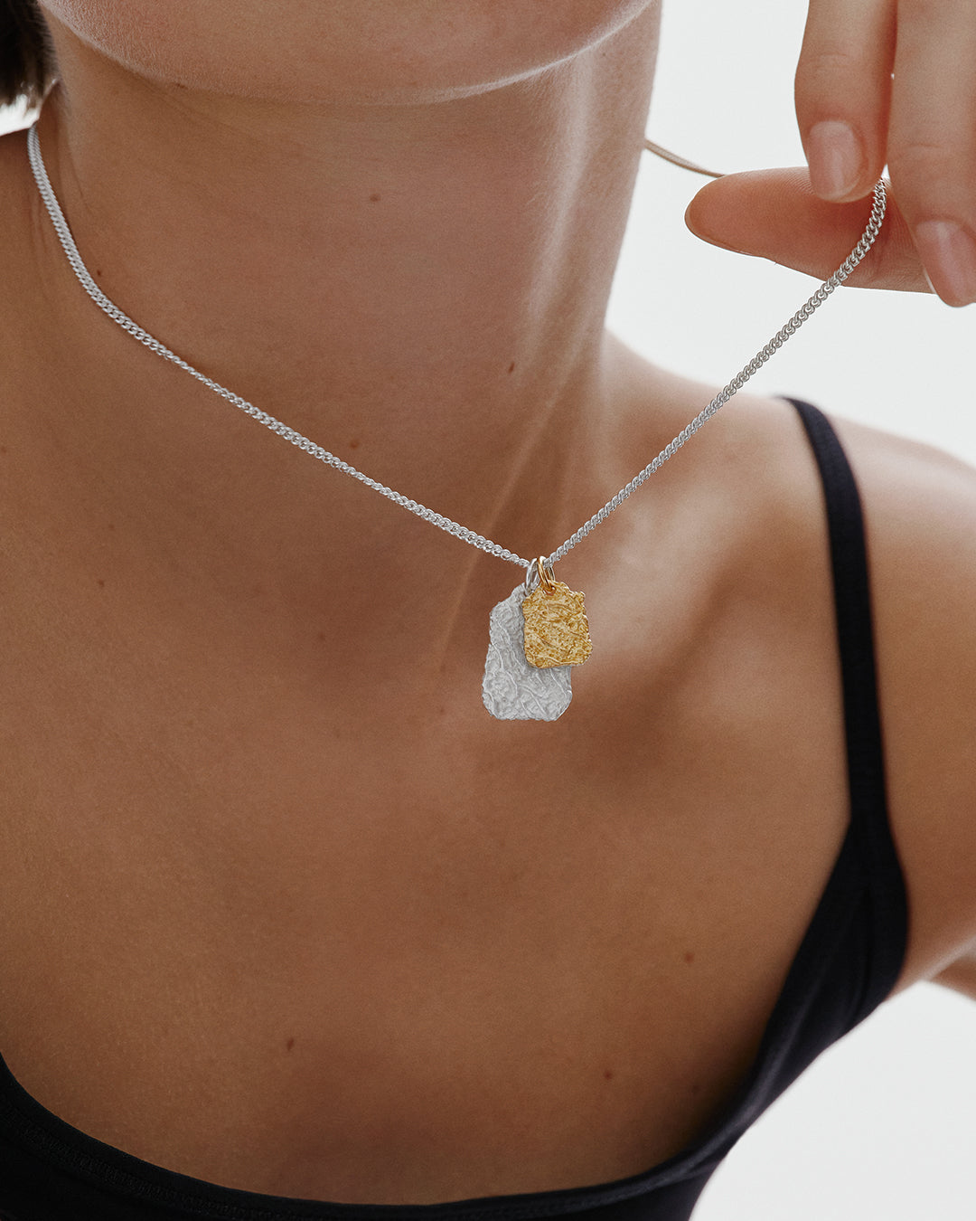 Itu-charm engraving silver gold-plated