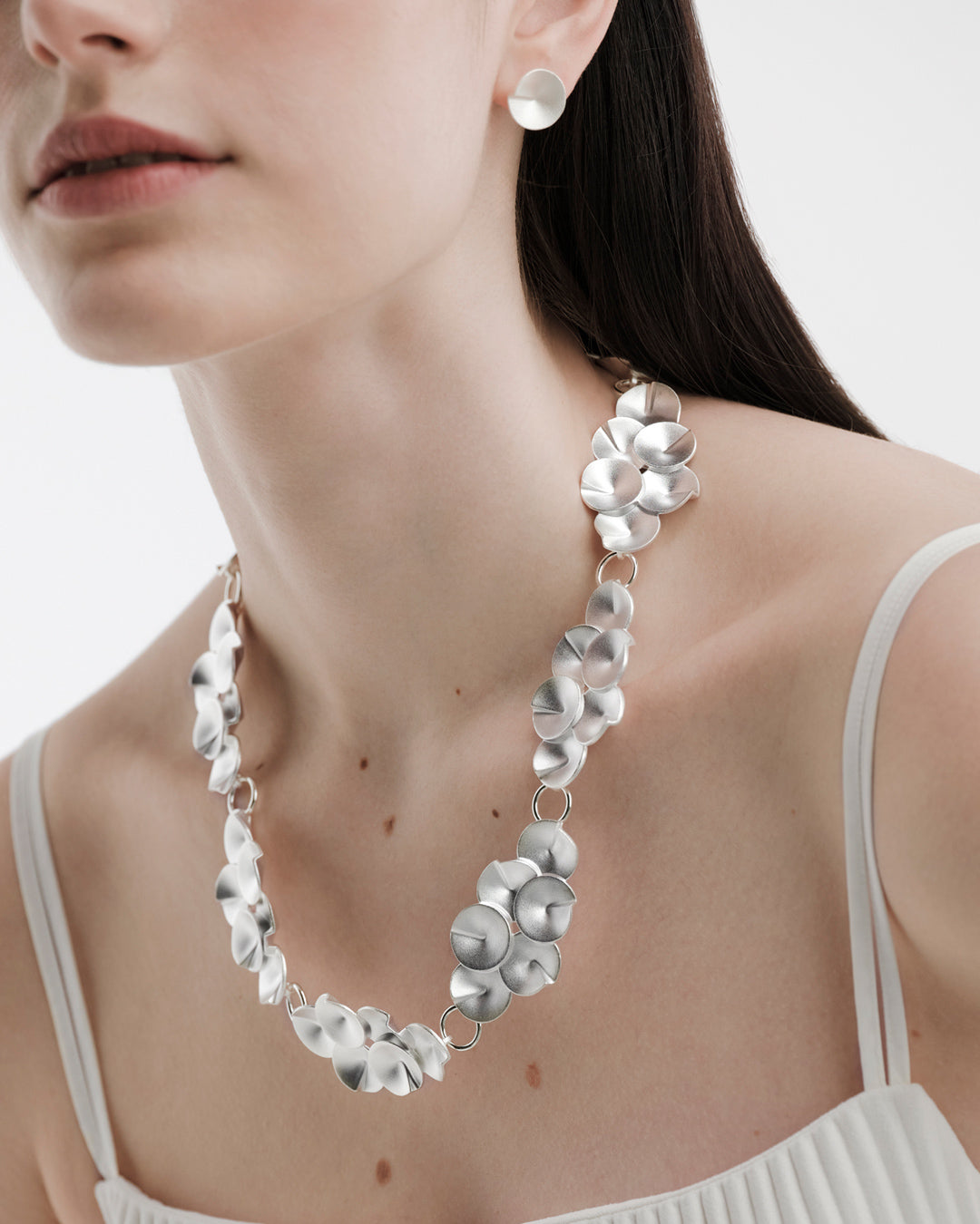 Echoes Necklace big silver