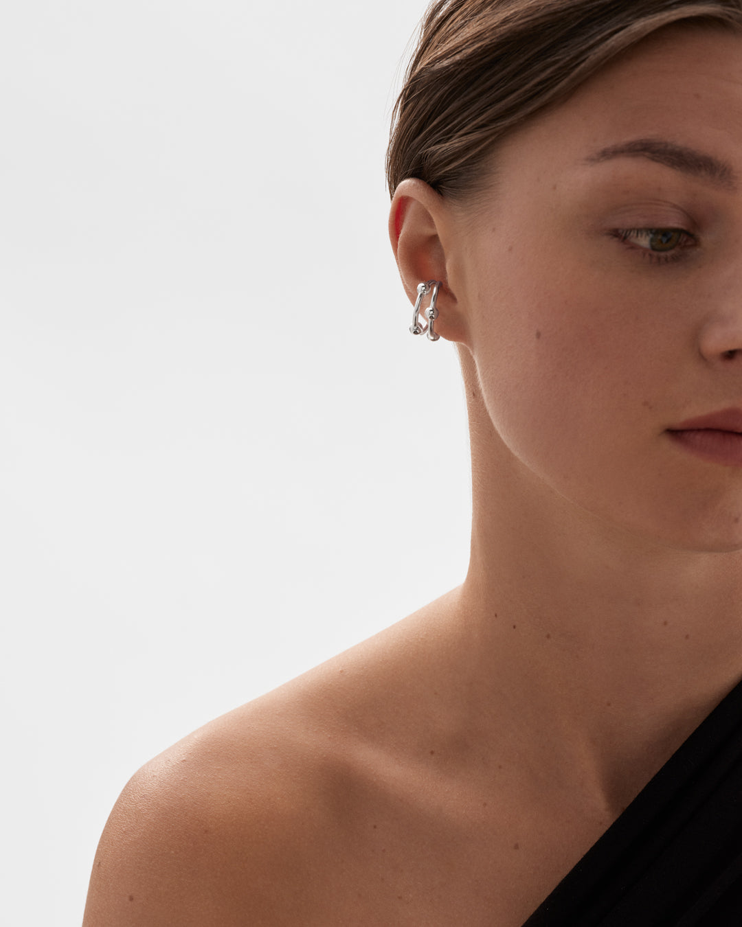 Kehät earcuff silver