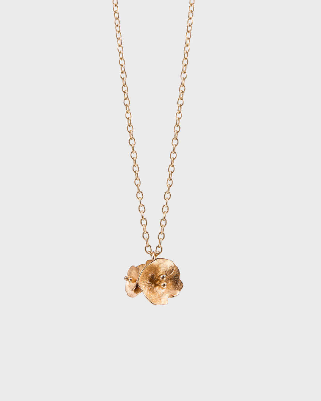 Summer Night Rose three-part pendant bronze