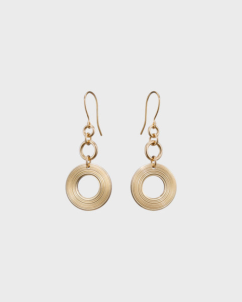 Kosmos Earrings small bronze