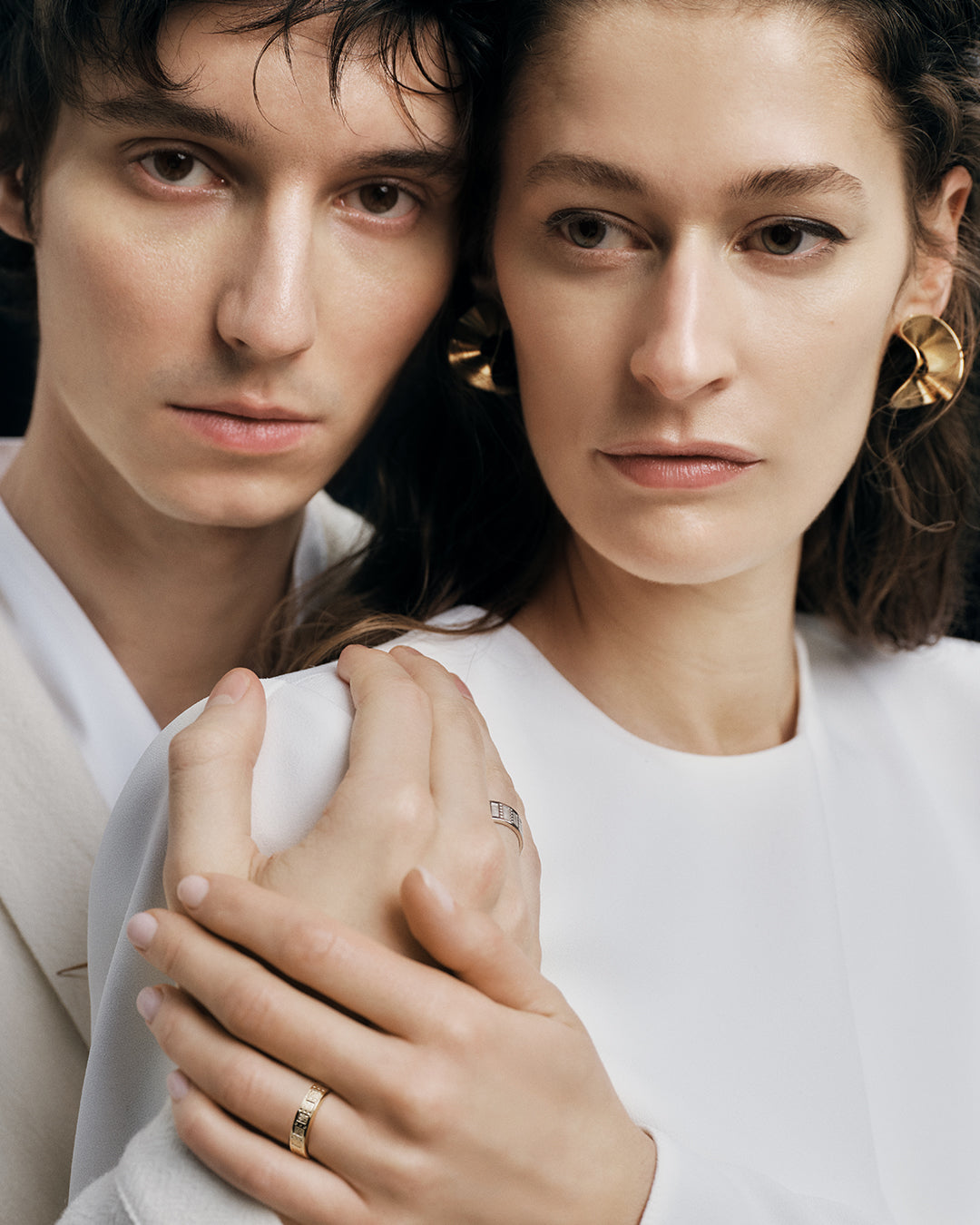 Legend ring narrow white gold