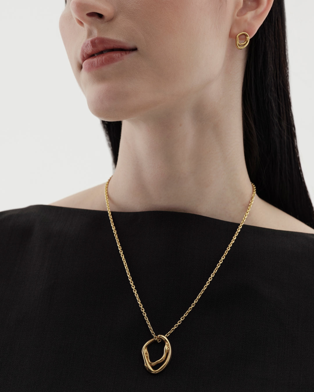 Square anchor chain bronze (bright)