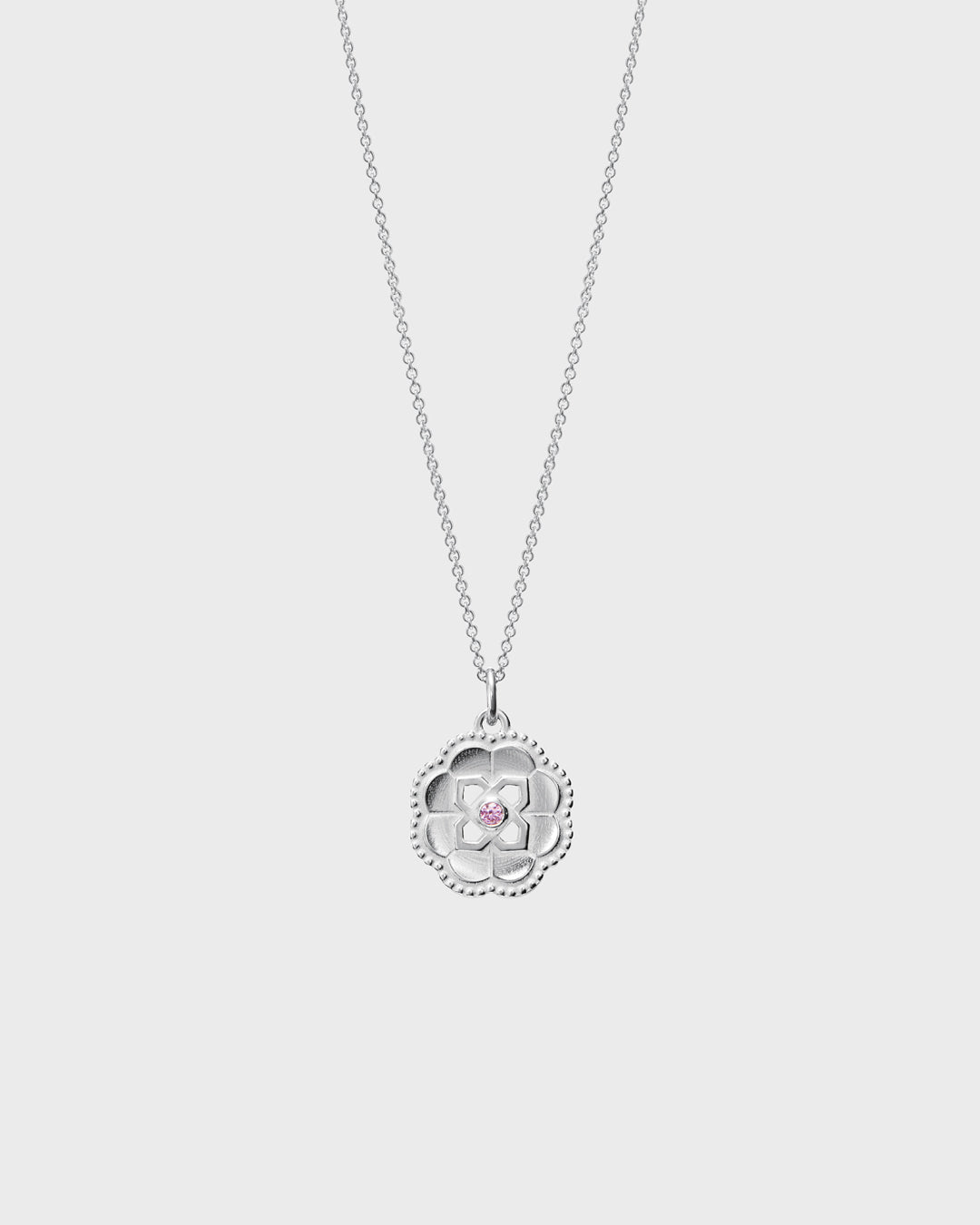 Pink Ribbon 2023 Pendant Sailor's Knot silver pink zirconia