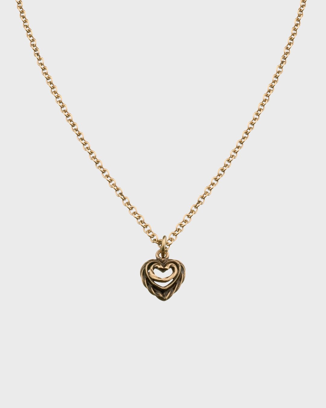 Preloved Talon sydän pendant small 45 cm bronze