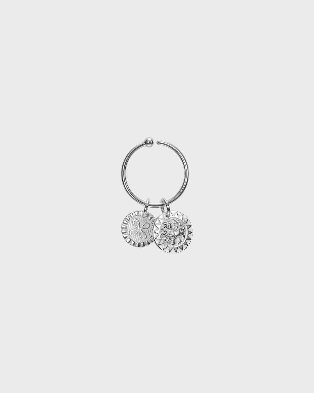 Amulet Mini Charm Kalevala Bear silver