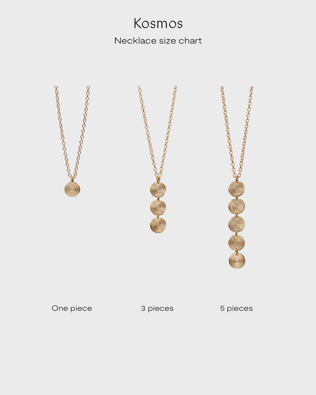 Kosmos-riipus 3 osaa pronssi