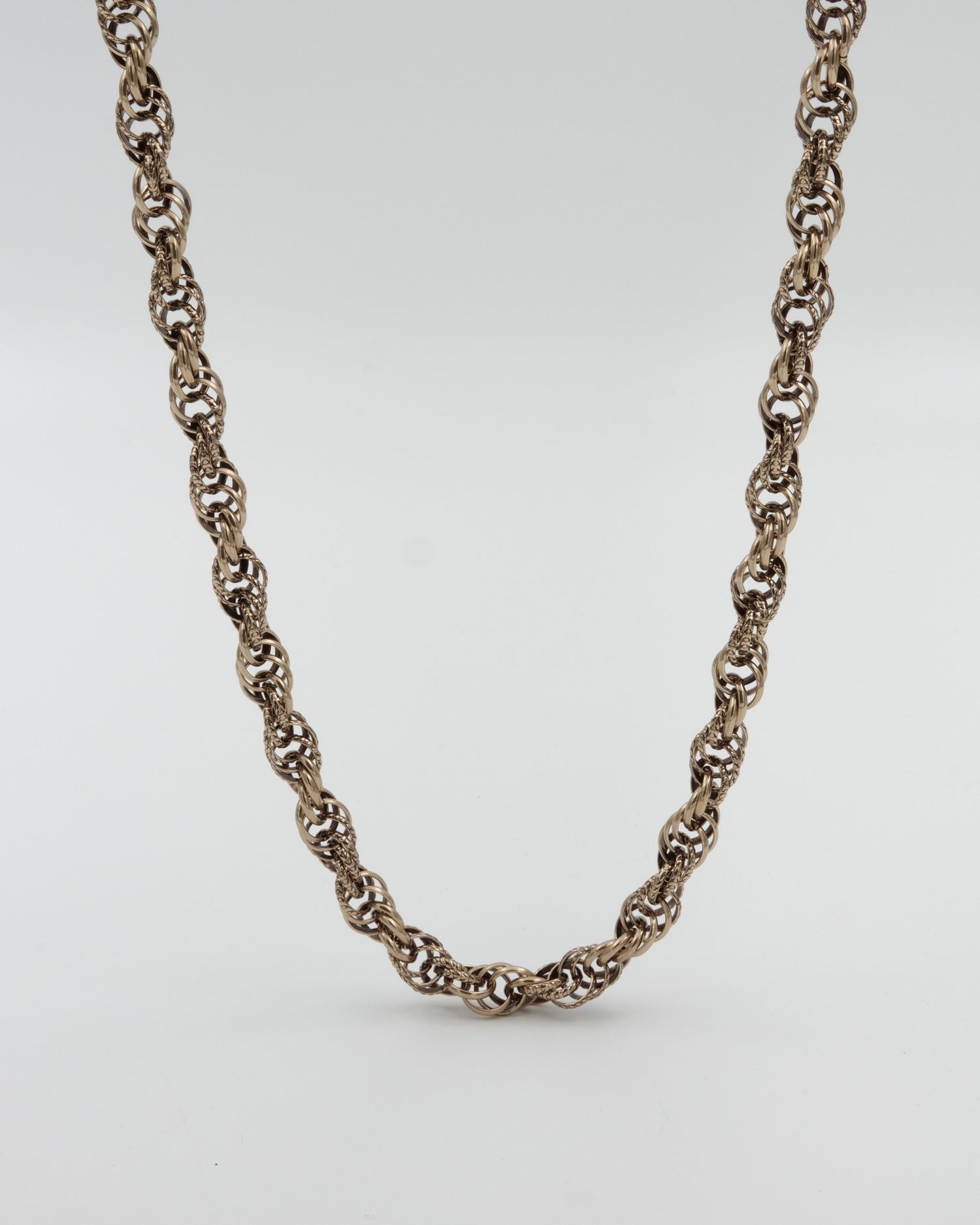 Preloved Setukaisten kääty necklace 42 cm bronze