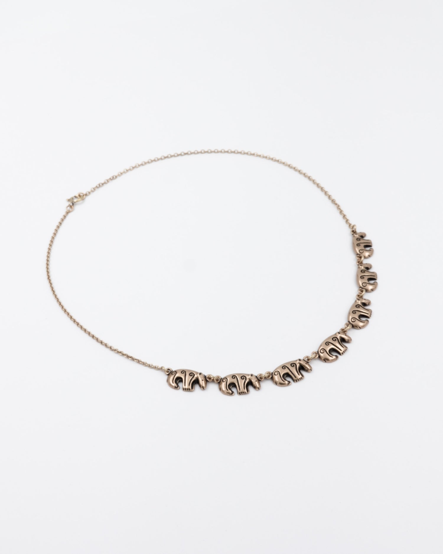 Preloved Kalevankarhu necklace 45 cm bronze