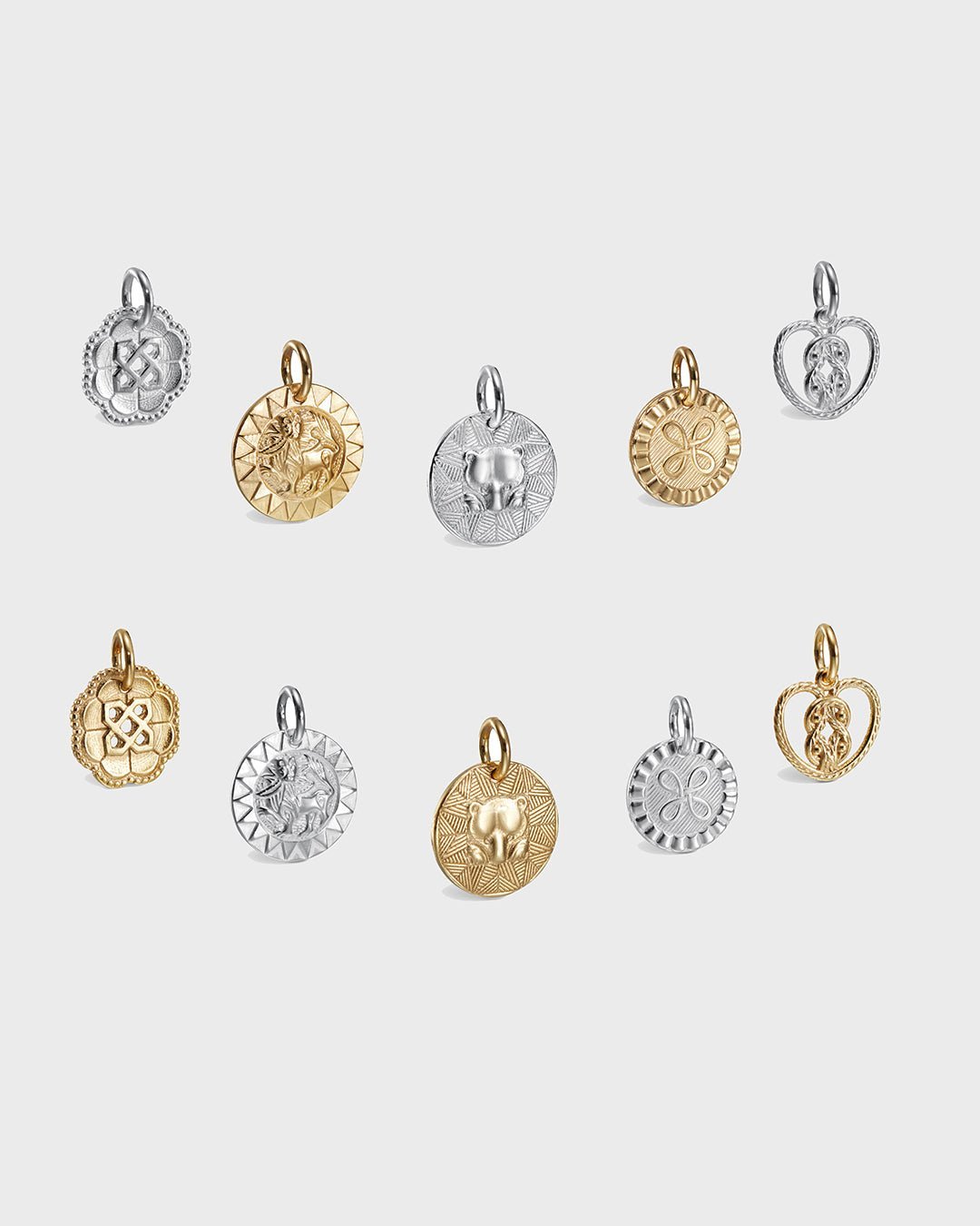 Amulet Mini Charm Kalevala Bear silver