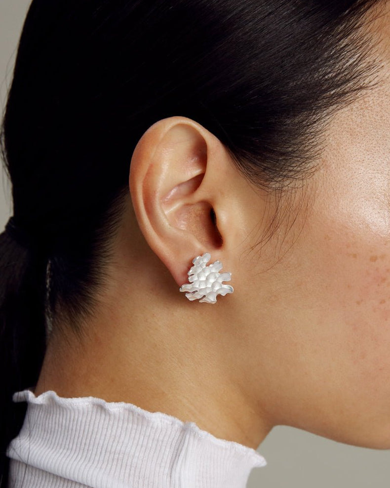 Tundra Earrings Small Silver