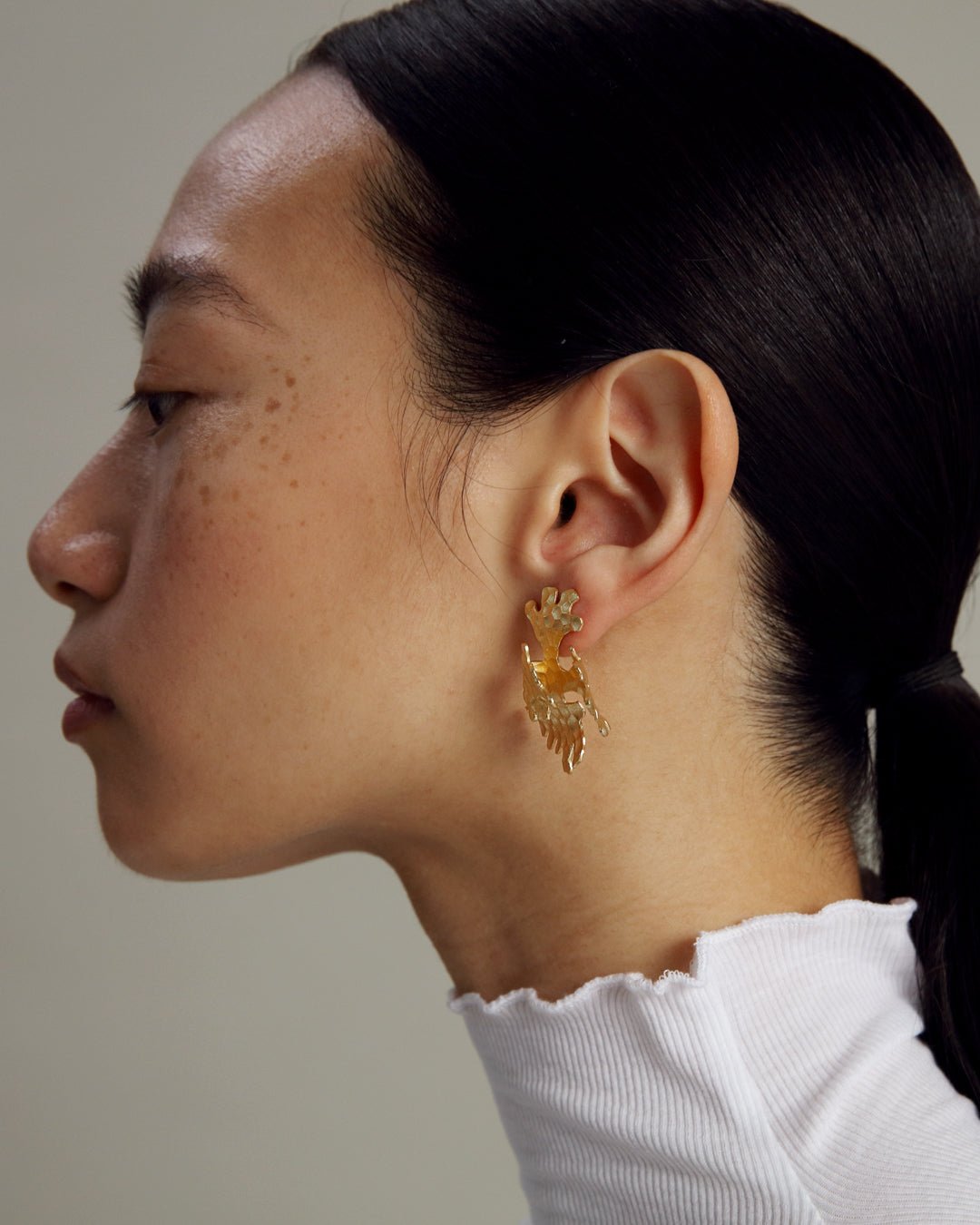 Tundra Earrings bronze