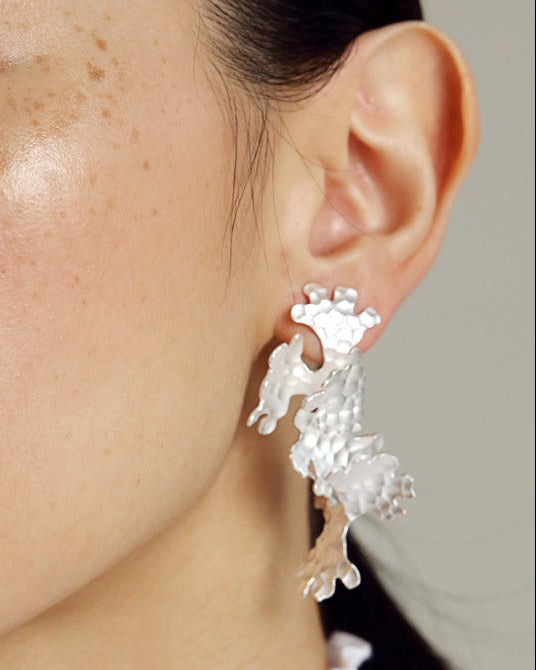 Tundra Earrings 2-piece Silver