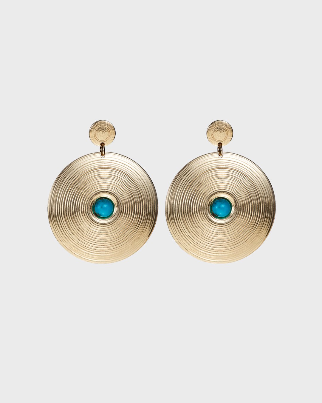 Kosmos-korvakorut pronssi turkoosi