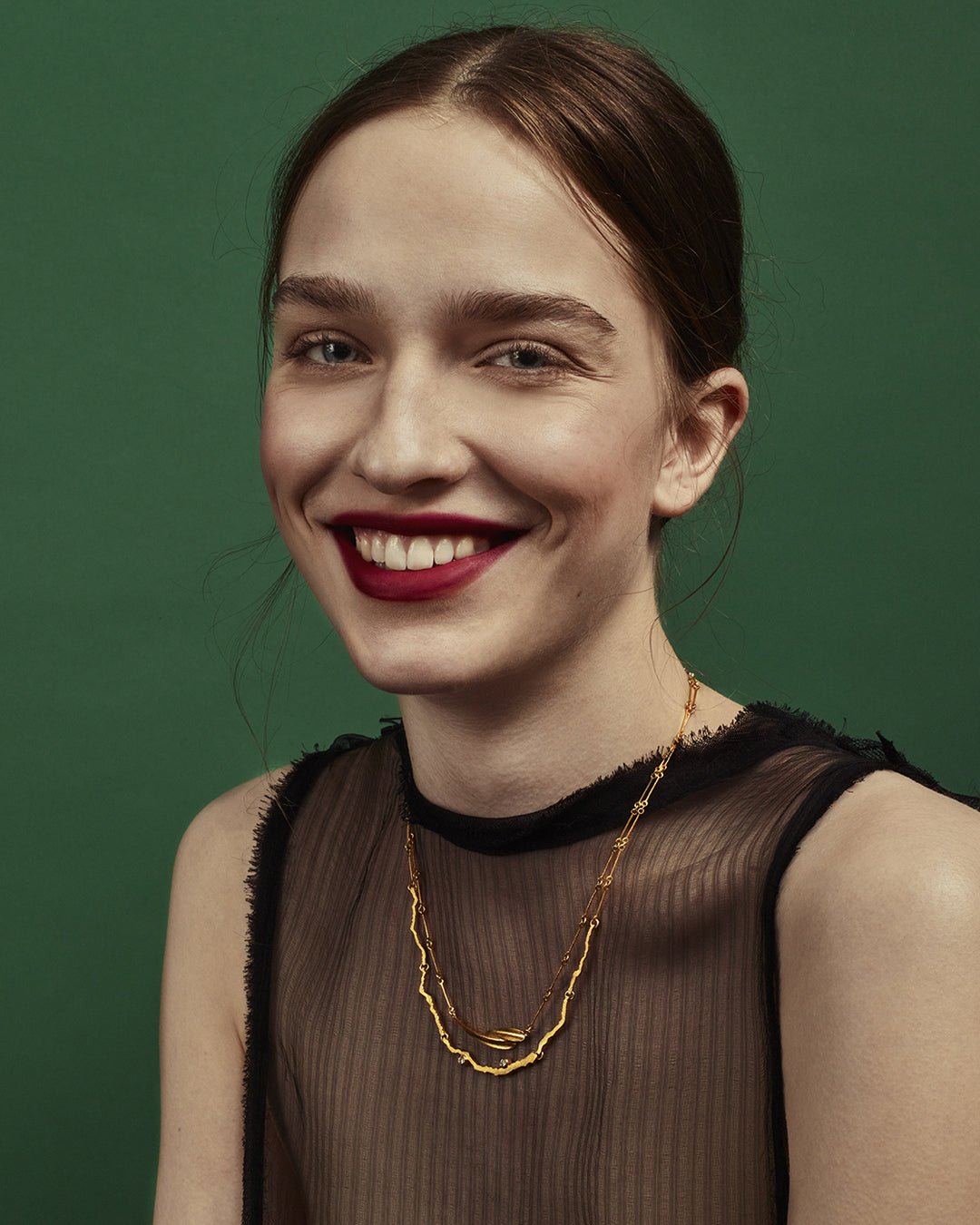 Kuutamoinen-kaulakoru kulta