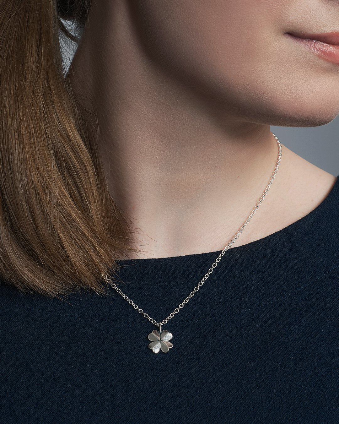 Four-Leaf Clover Pendant silver