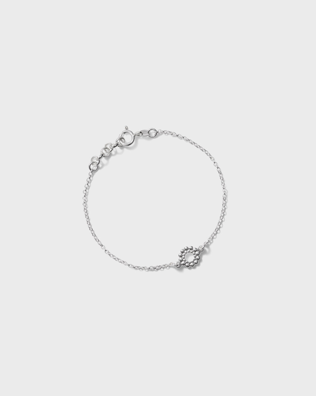 Circle of Light Bracelet Silver