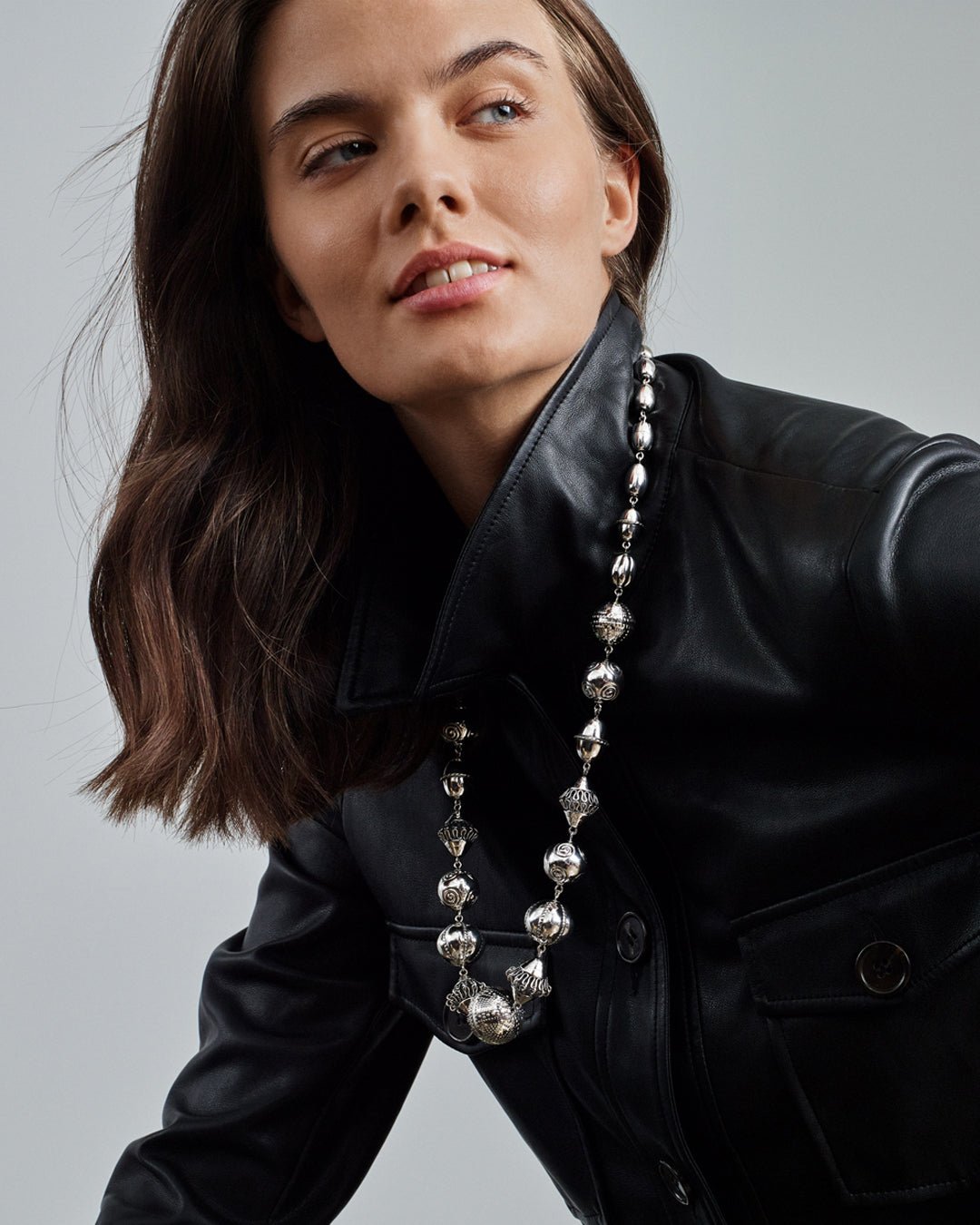 Halikon kääty -kaulakoru hopea