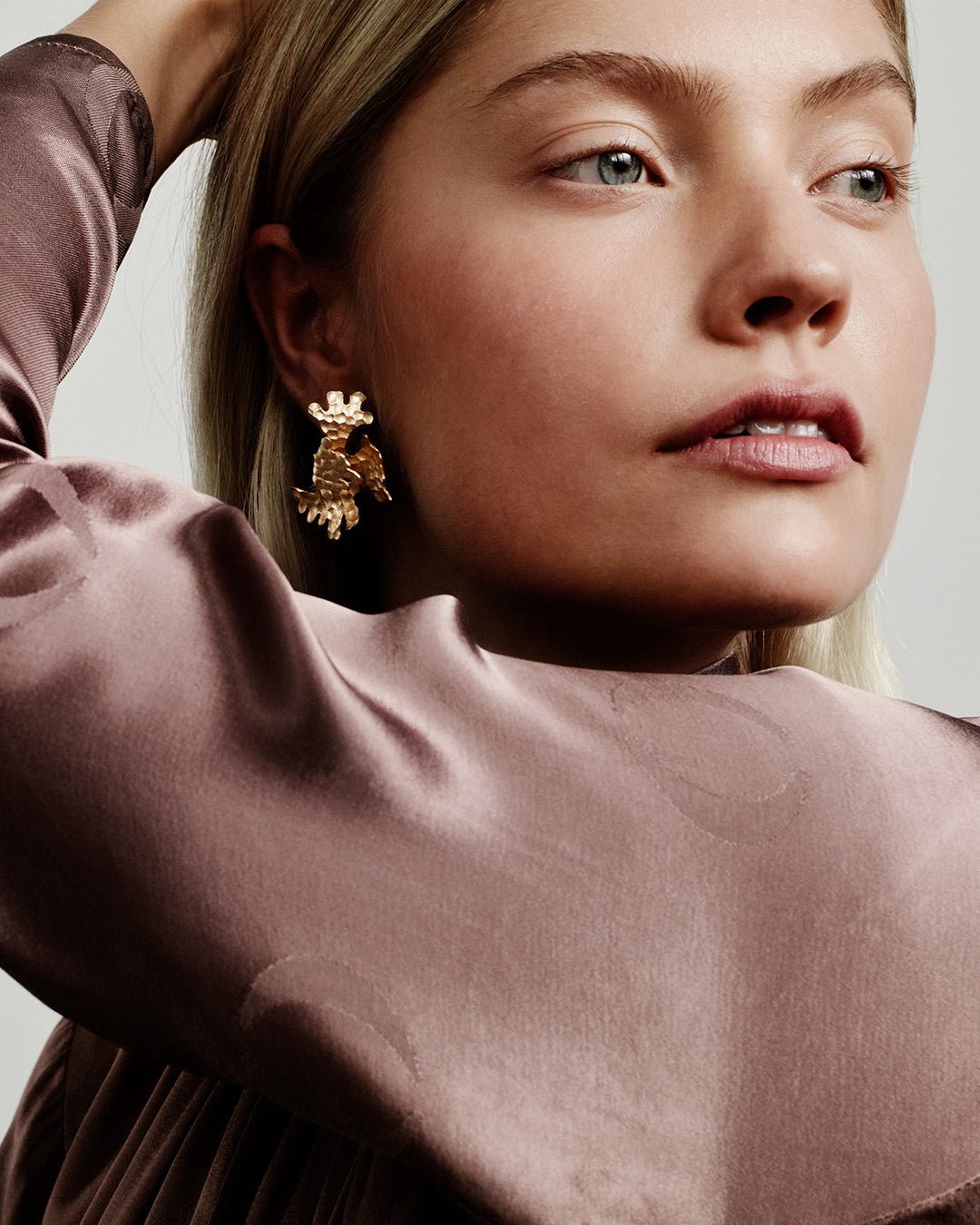 Tundra Earrings bronze