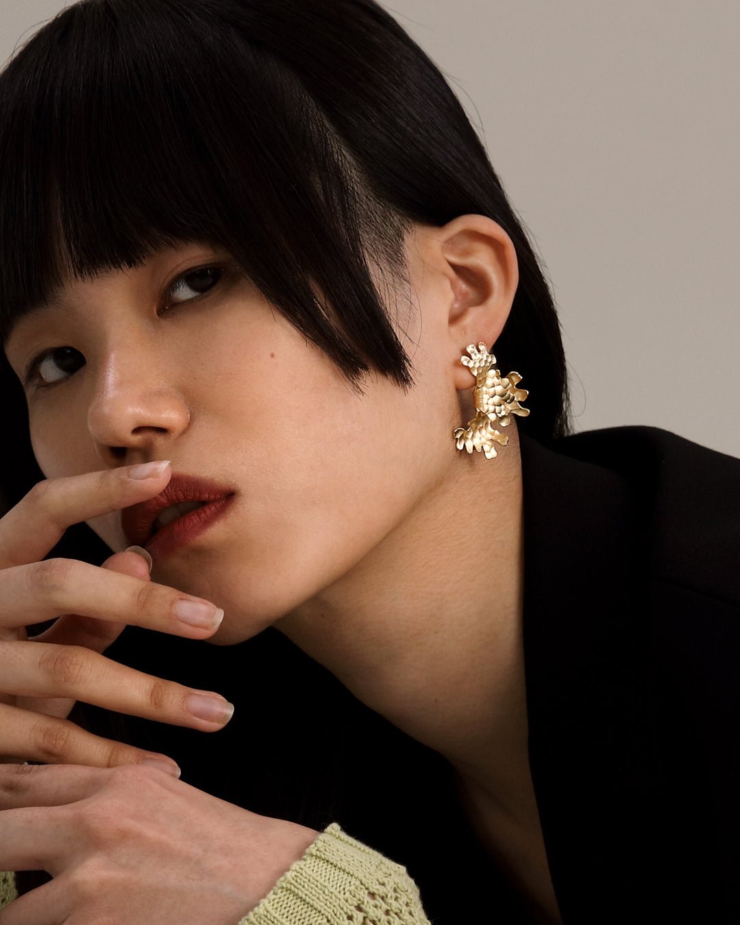 Tundra Earrings bronze