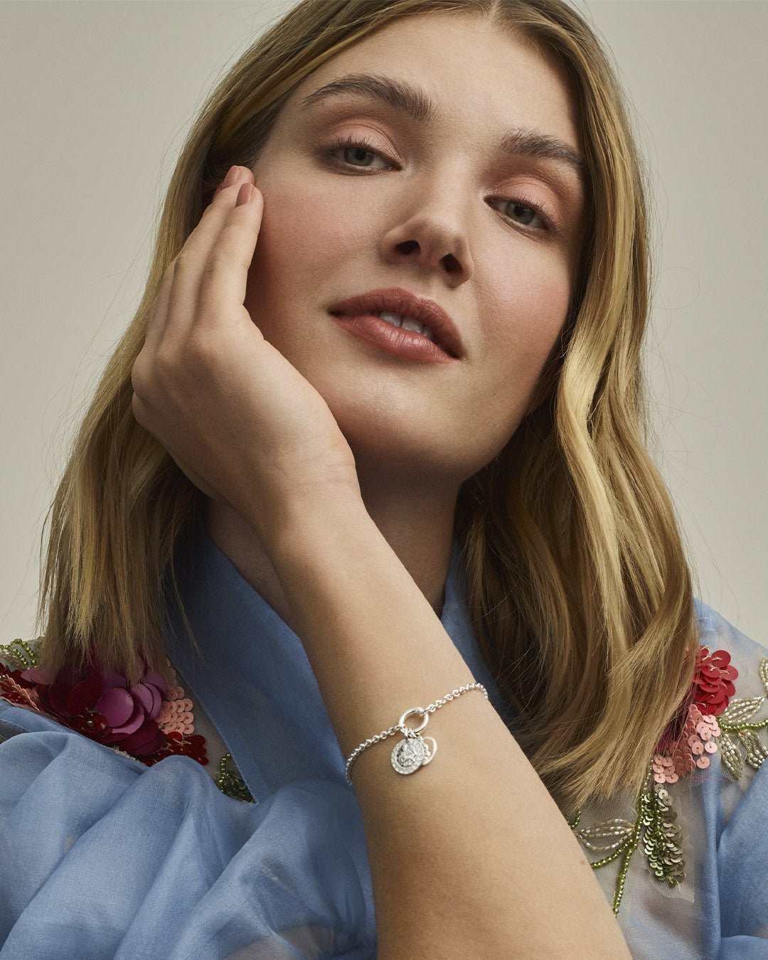 Amulet Mini Charm Sailor's Knot silver