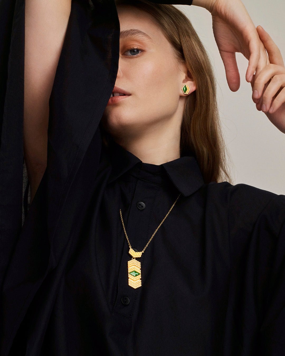 Tree Spirit Stud Earrings Bronze