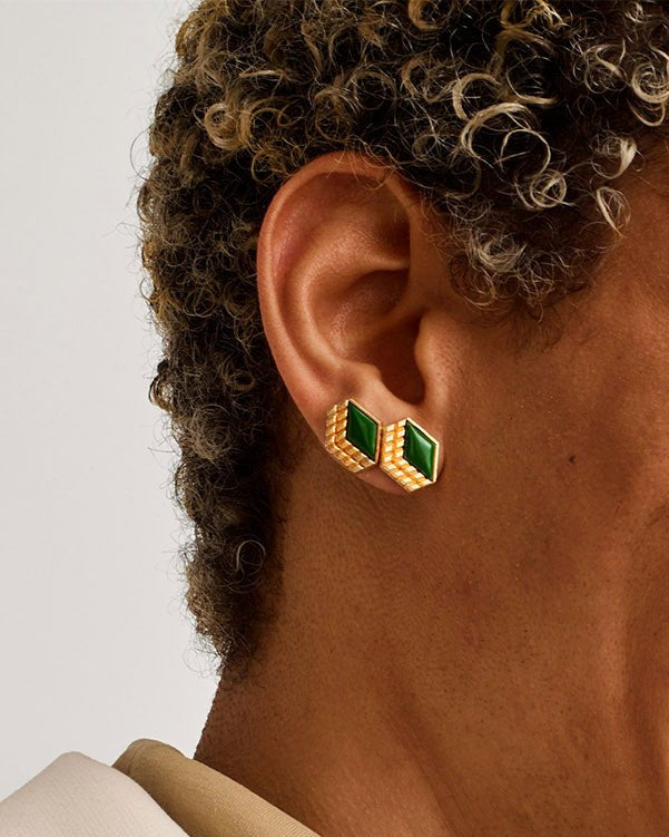 Tree Spirit Stud Earrings Bronze