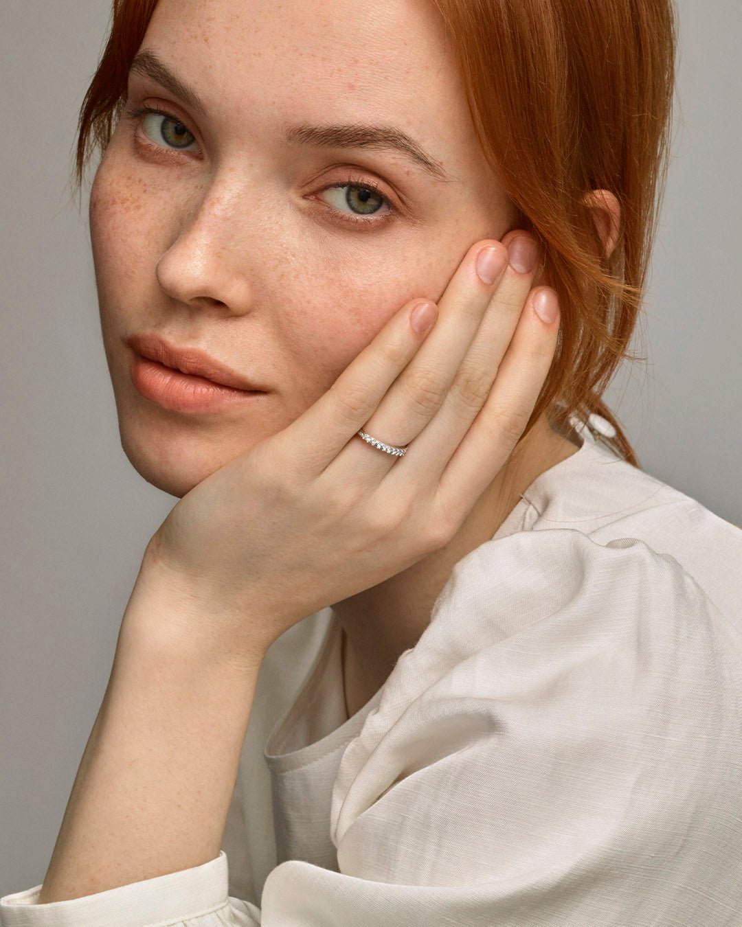 Heritage Diamond Ring 9 x 0.02 ct white gold