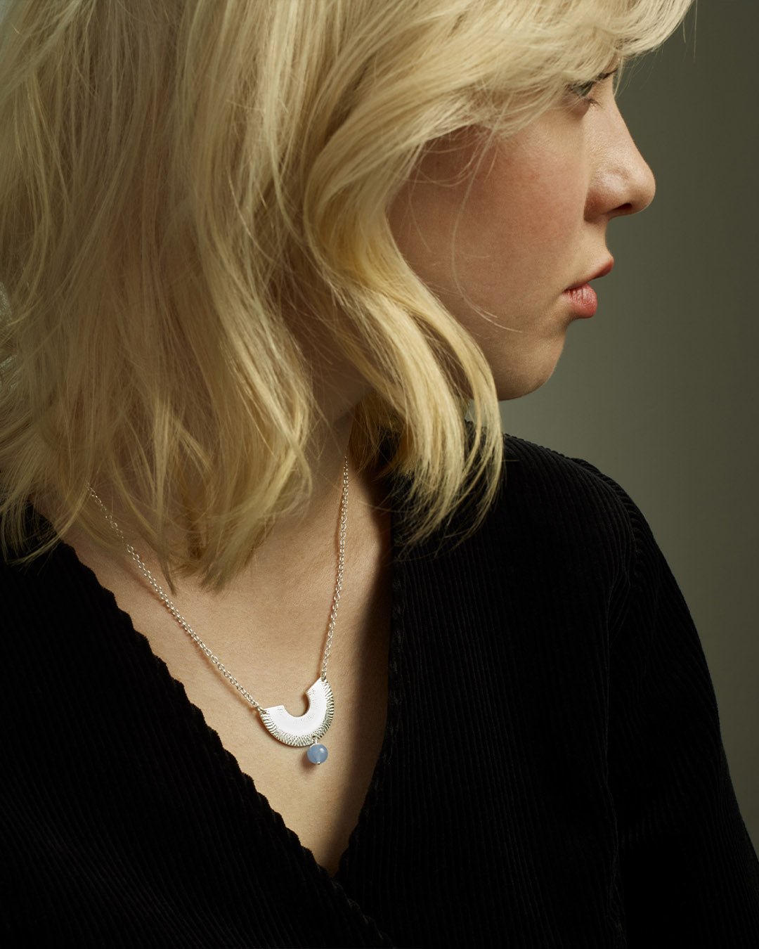 Arcs Necklace silver