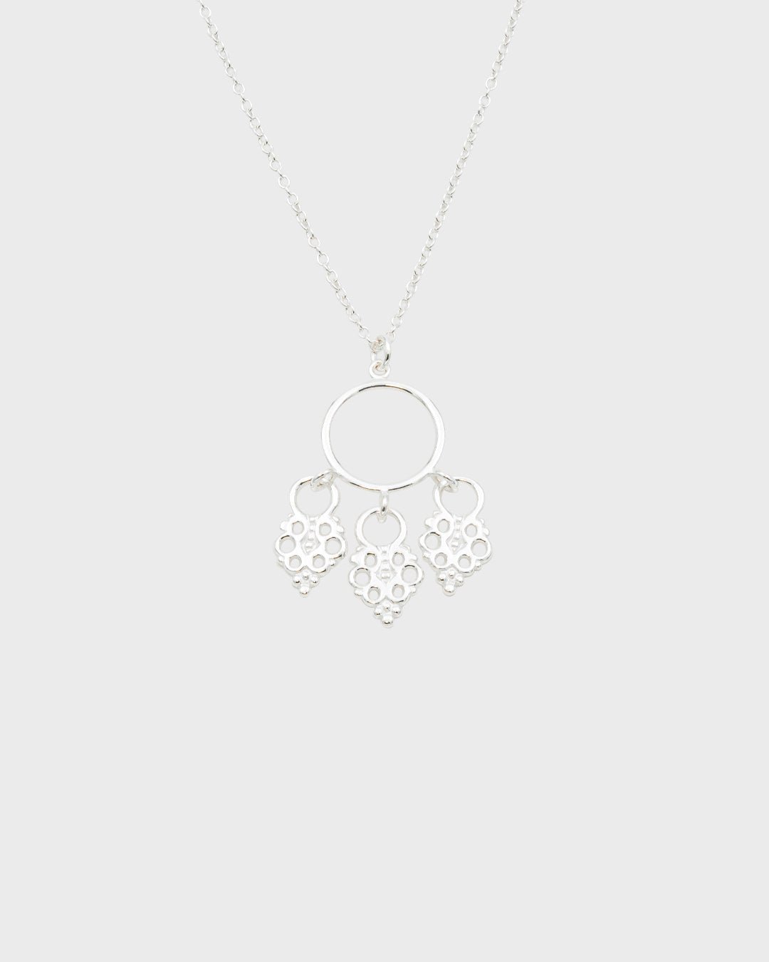 Lapin koru -riipus hopea