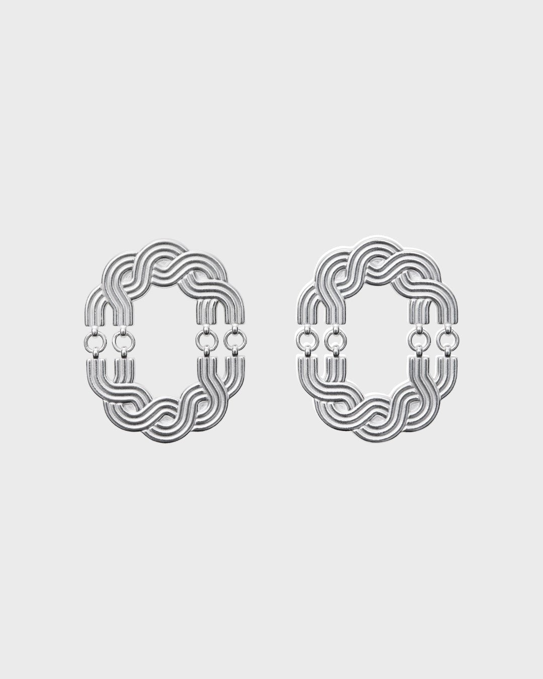 Maiden of the North Earrings silver