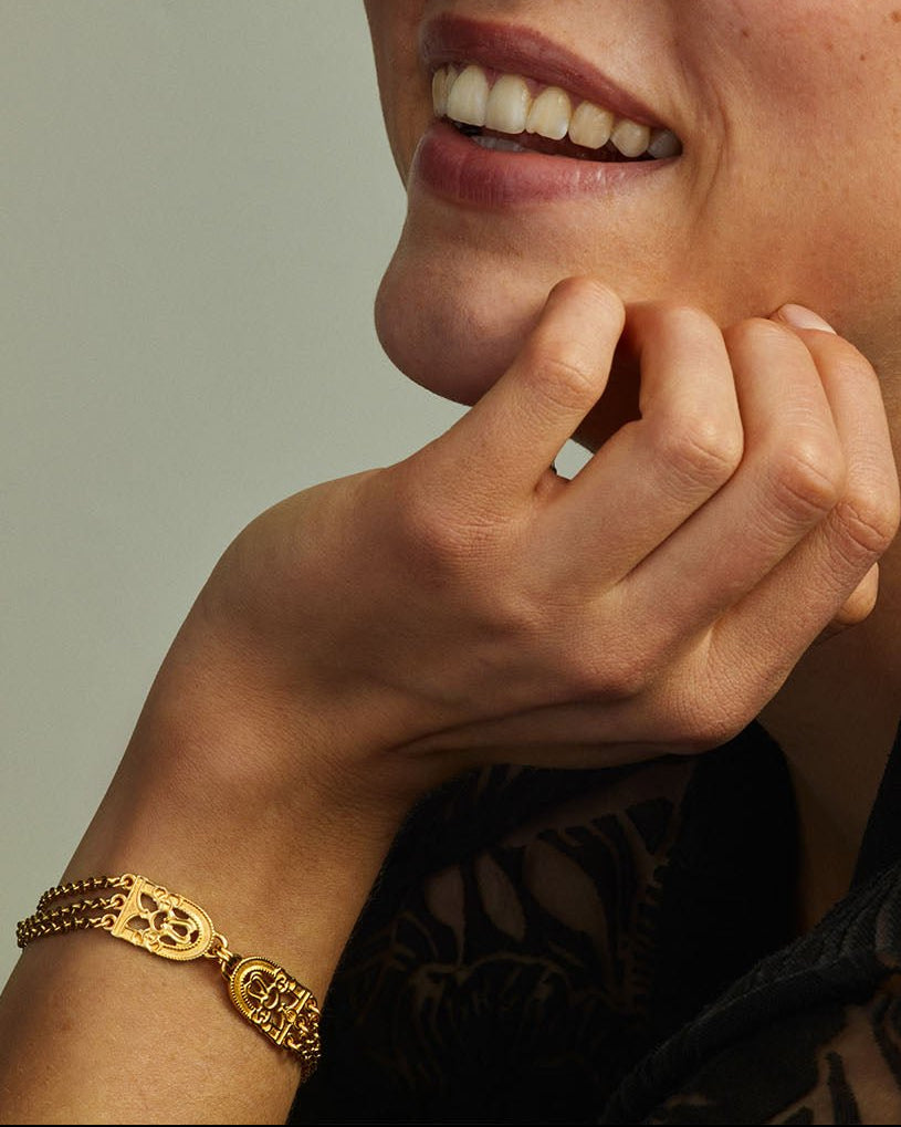 Birds of Paradise Bracelet Bronze