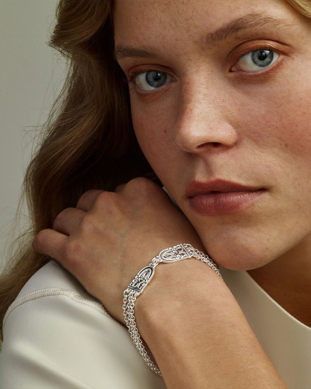 Birds of Paradise Bracelet Silver