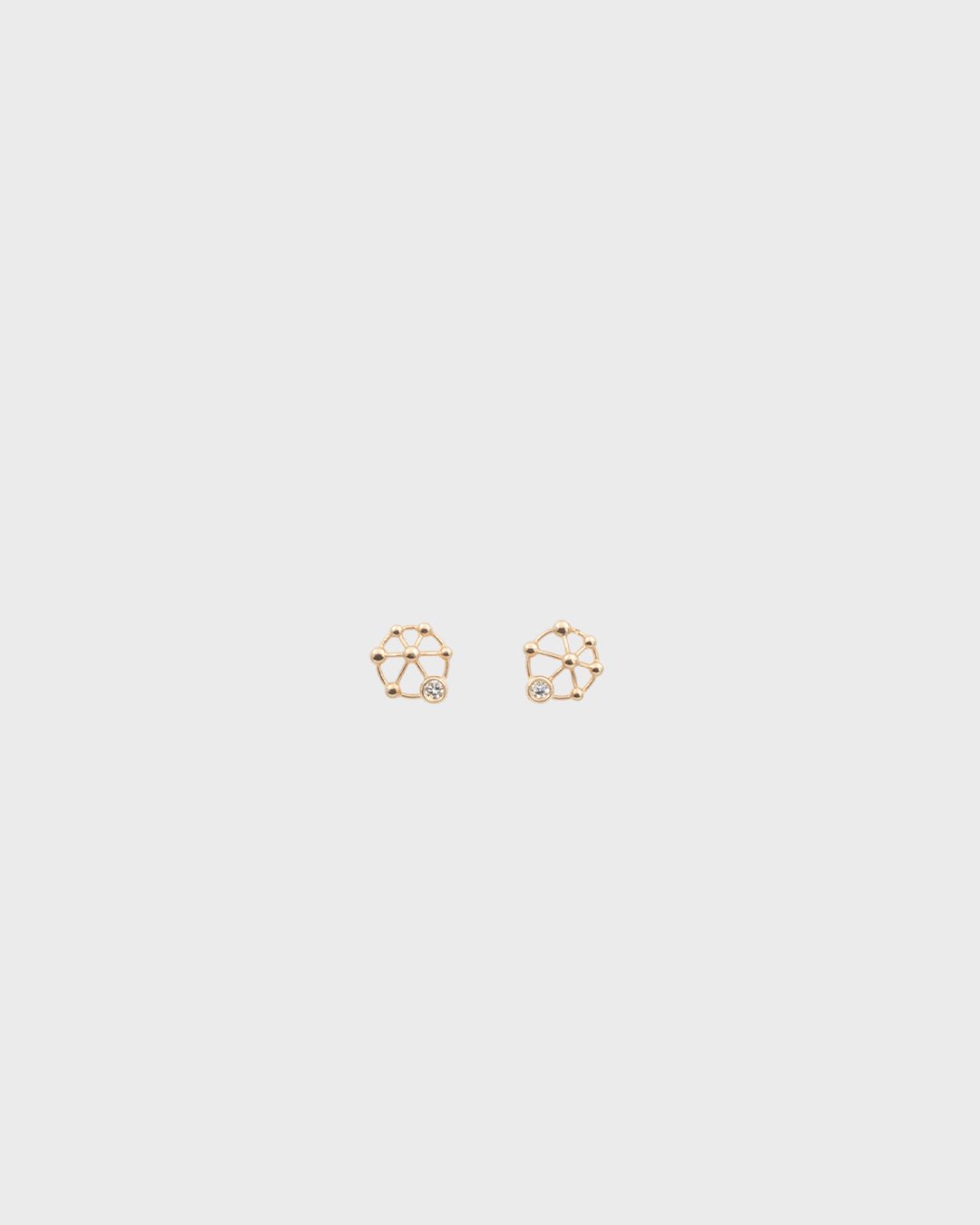 Poks Earrings Gold 2x0,03