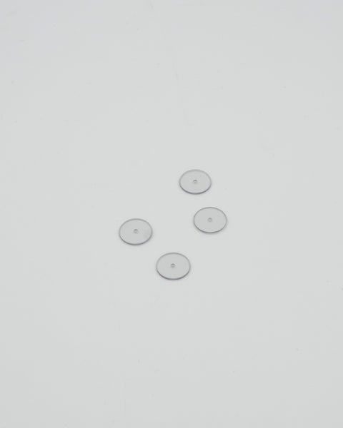 Silicone supports for stud earrings