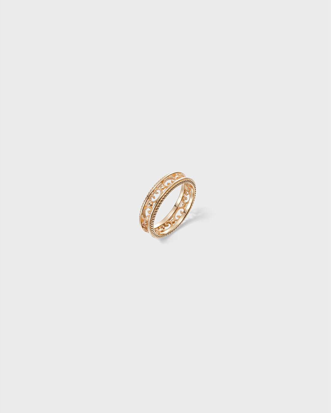 Filigree Ring Narrow gold