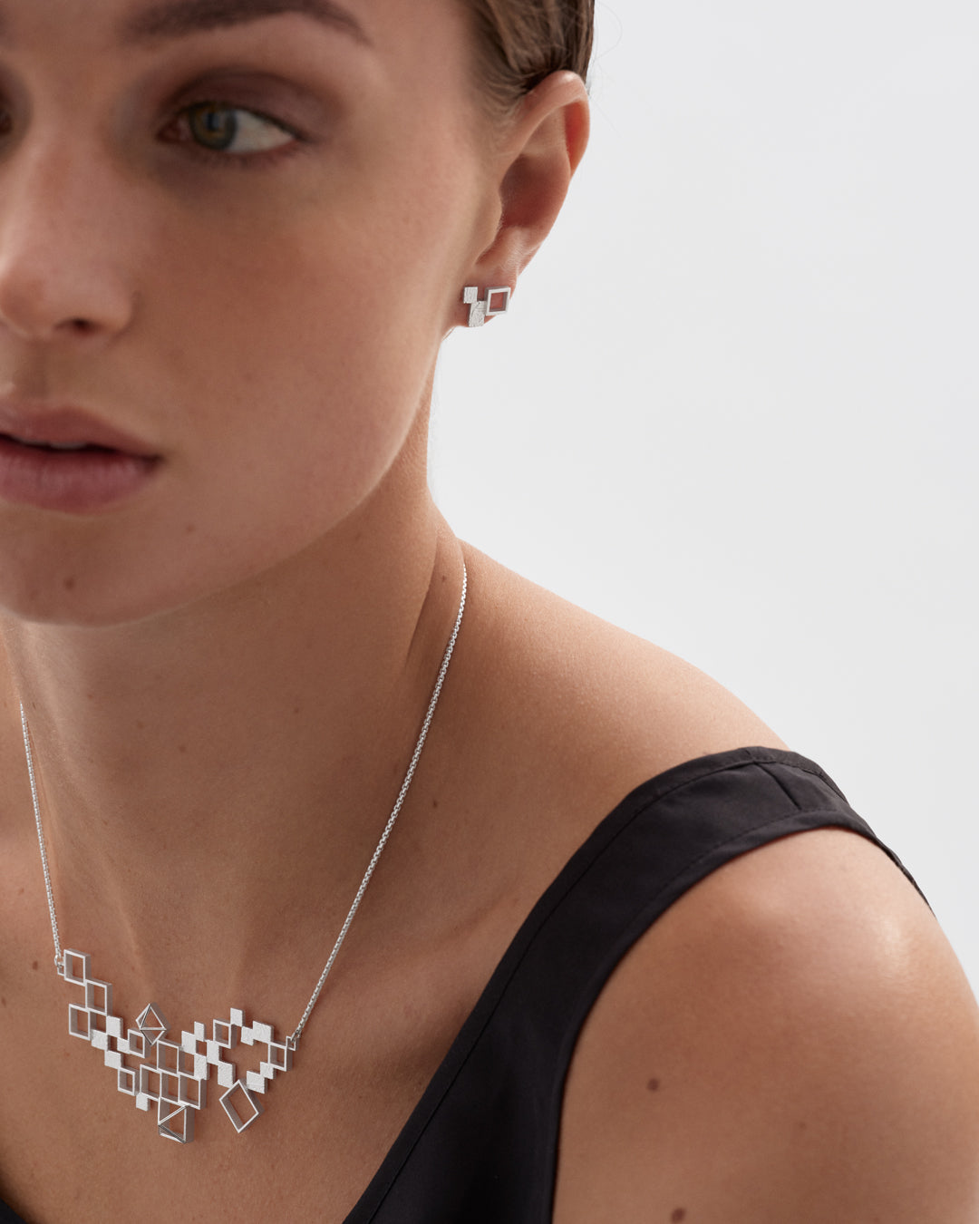Himmeli necklace silver