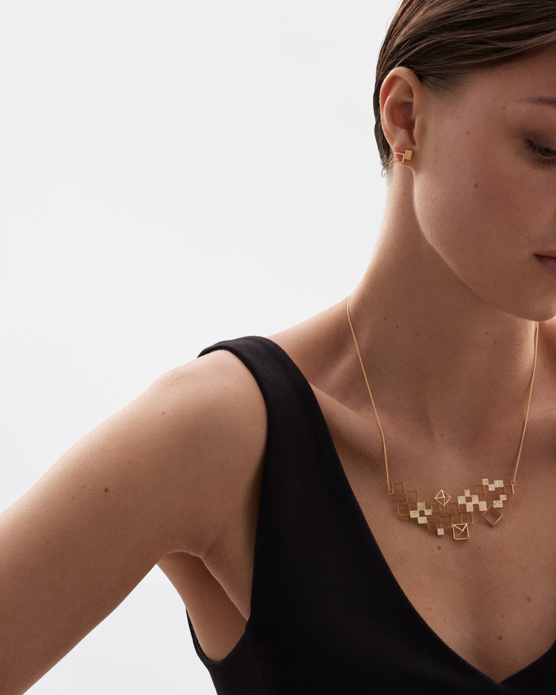 Himmeli necklace gold