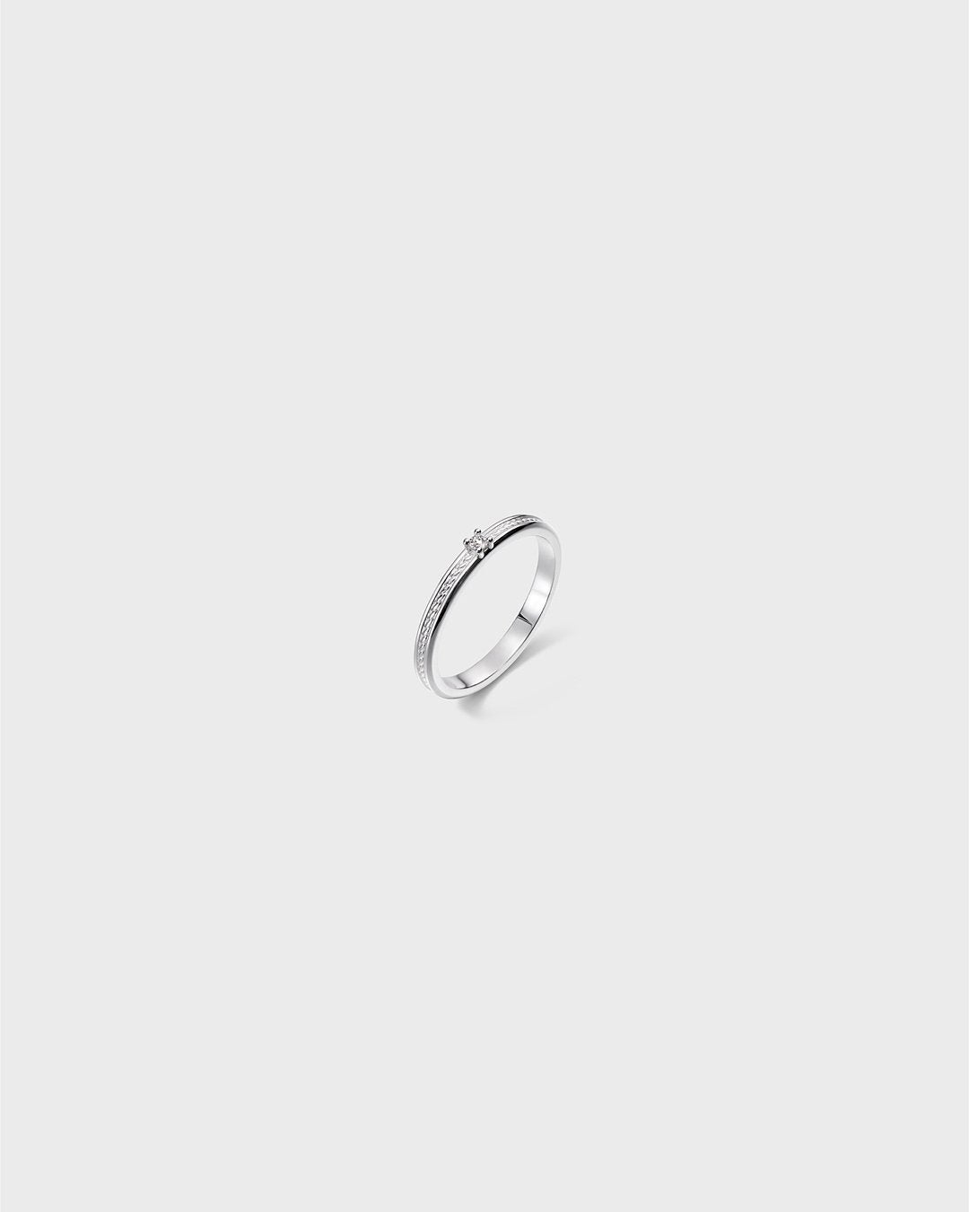 Heritage Diamond Ring 0.02 ct white gold
