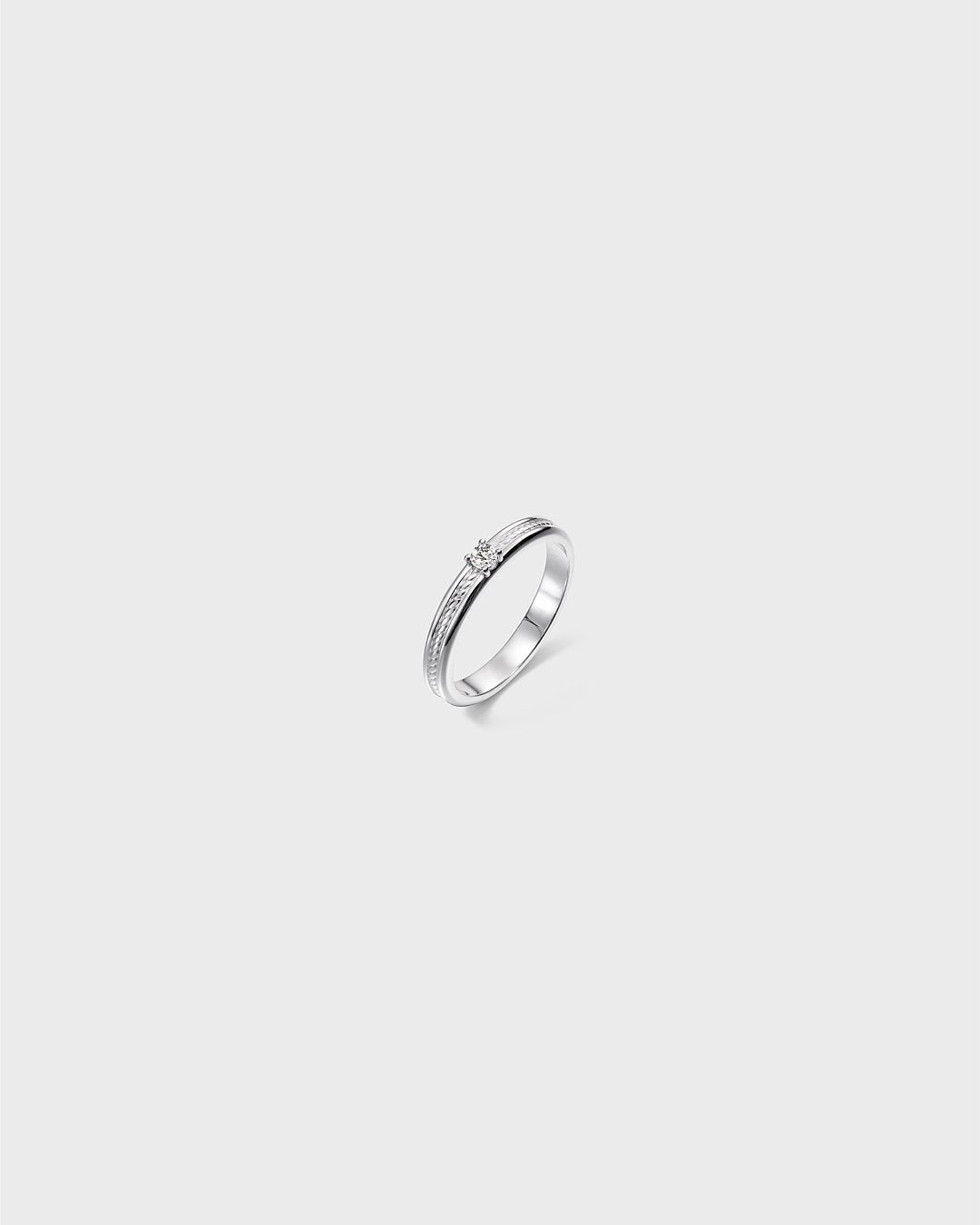 Heritage Diamond Ring 0.06 ct white gold