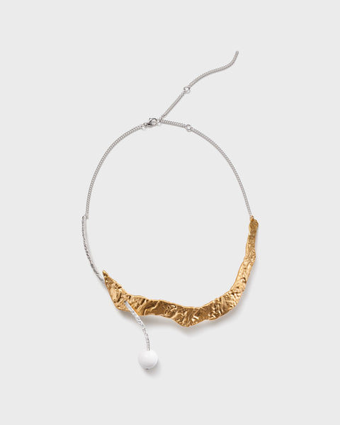 Itu necklace silver gold-plated