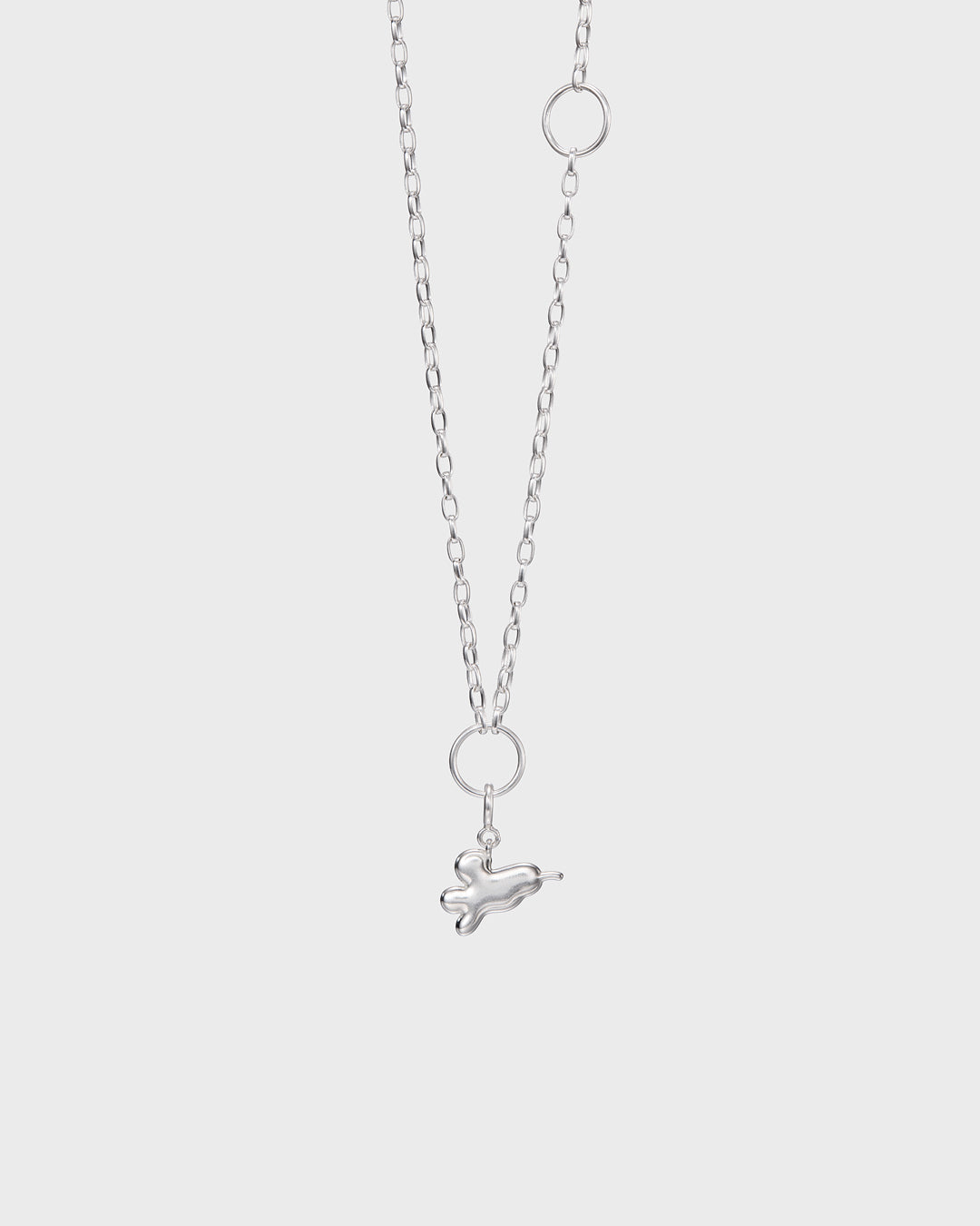 Kalevala x Marimekko Garden -riipusketju 60 cm hopea